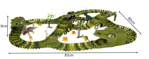 Tor Wyścigowy Dinozaur Dino Park 271 el. XXL 360cm