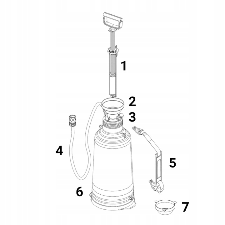 Pompa Ręczna 3 L do Napełniania Instalacji Solarnych i c.o. Itermo