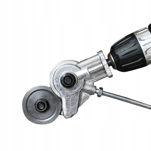 ADAPTER DO CIĘCIA BLACHY NA WIERTARKĘ WKRĘTARKĘ UNIWERSALNE NOŻYCE DO BLACH