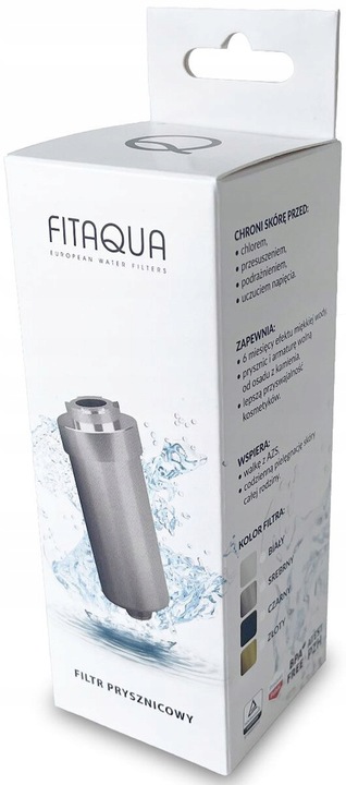 AWF-SWR-P-B : Filtr prysznicowy-kąpielowy antyalergiczny (czarny)