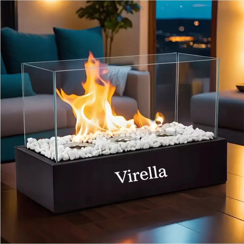 Virella Biokominek Wolnostojący Bezdymny Do Domu Ogrodowy Taras Bio Kominek