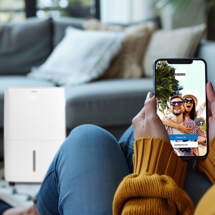 Osuszacz powietrza EBERG pochłaniacz wilgoci 60L/24h +WiFi