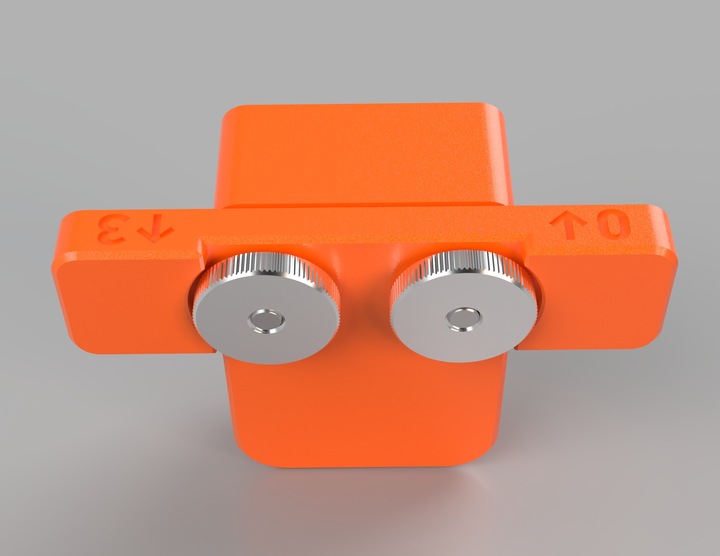 SZABLON UCHWYT PRZYMIAR DO MONTAŻU FRONTÓW MEBLOWYCH SUF-1