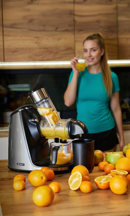 Wyciskarka wolnoobrotowa Sokowirówka Yoer 200W Duży otwór 3w1 Sorbet+