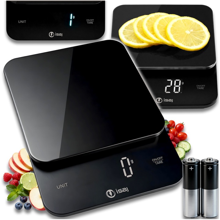 WAGA KUCHENNA ELEKTRONICZNA ISAJ WI1 PRECYZYJNA Z WYSWIETLACZEM DO