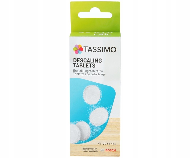 Tabletki odkamieniające do ekspresu Bosch Tassimo TCZ6004
