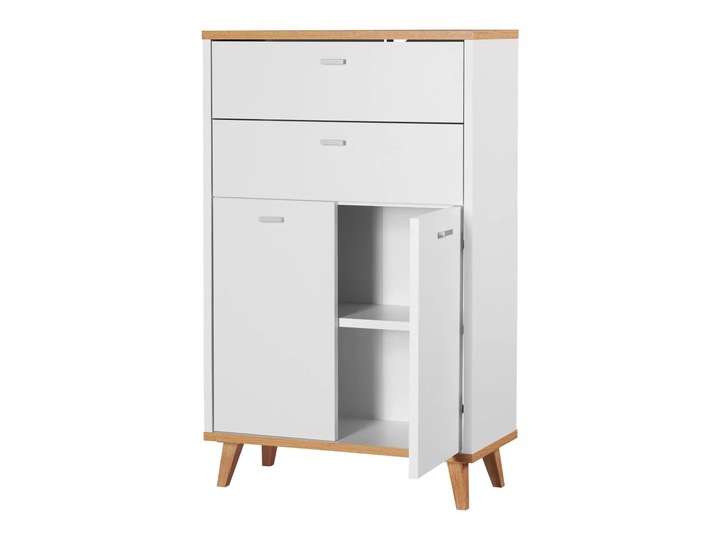 Szafka komoda biała nowoczesna HOMIT stylowa biała 96cm