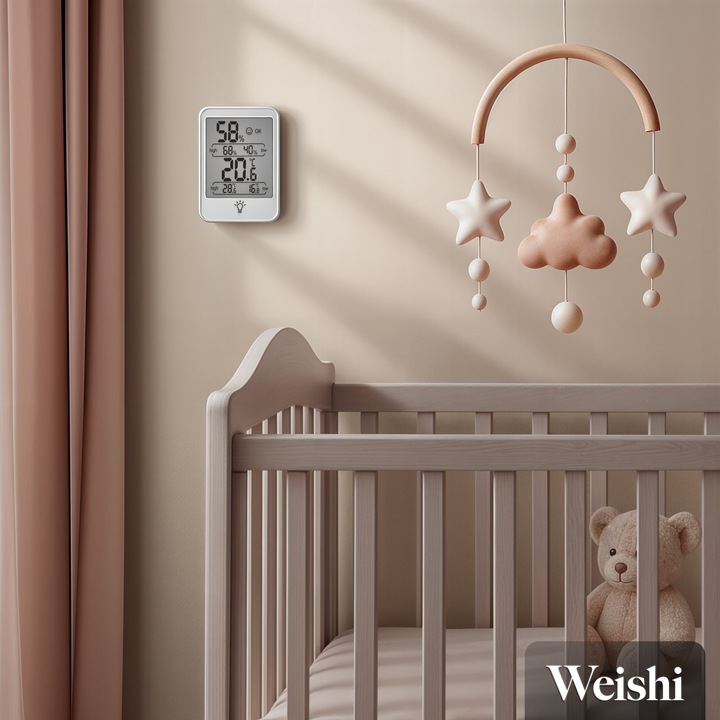 TERMOMETR pokojowy STACJA POGODOWA pogody HIGROMETR wewnętrzny