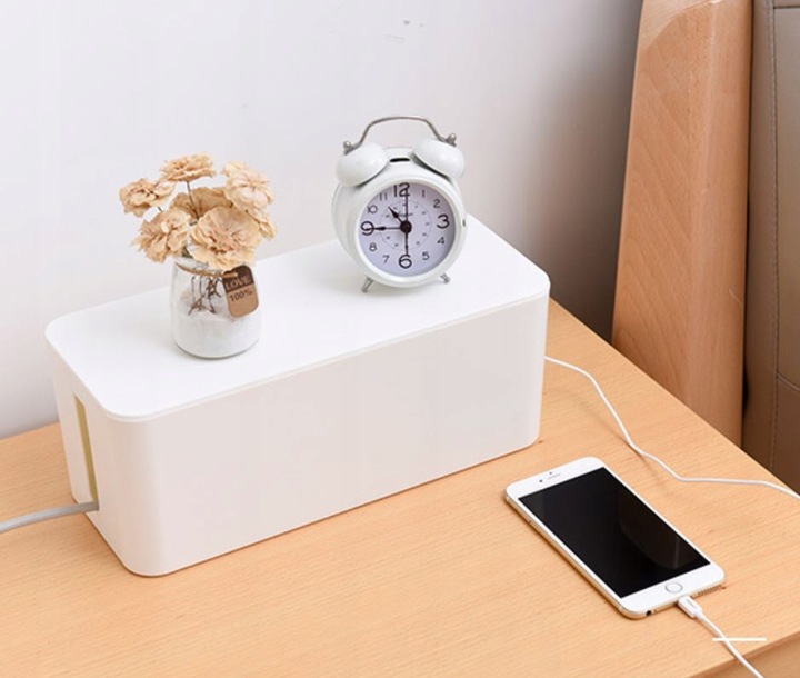 POJEMNIK ORGANIZER NA KABLE PUDEŁKO LISTWY KABLI M