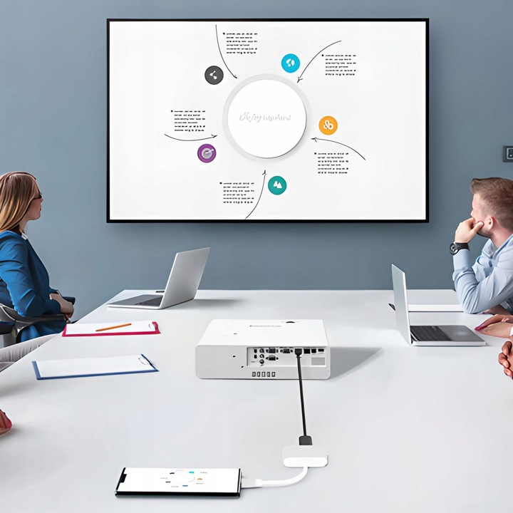 PRZEJŚCIÓWKA ADAPTER 3W1 USB-C 4K HDMI HUB USB 3.0 KONWERTER 100W 3A
