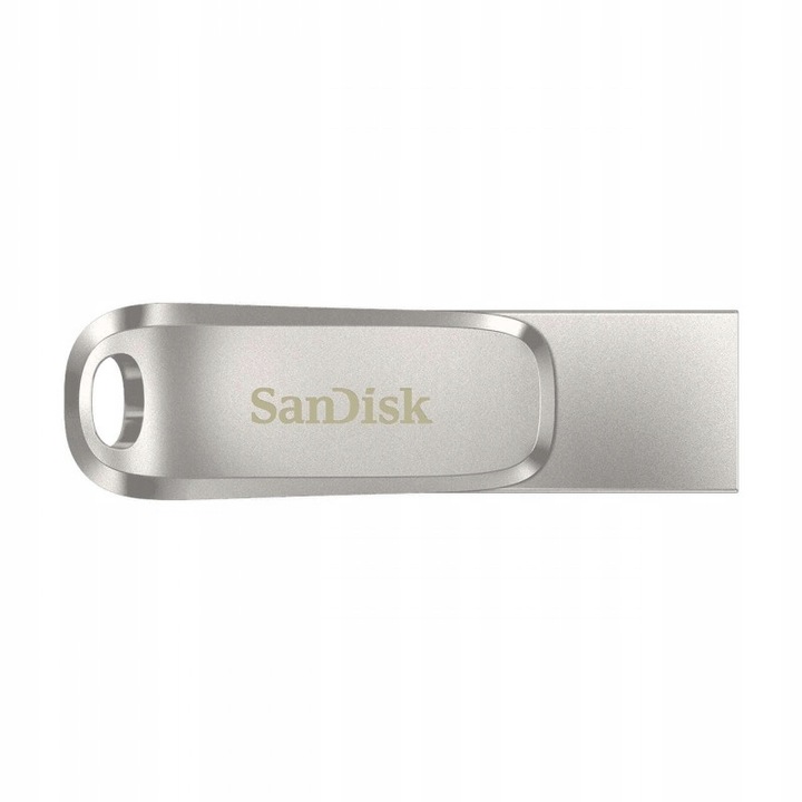 Metalowy Pendrive SANDISK ULTRA DUAL Drive LUXE USB-C 128GB 400MB/s