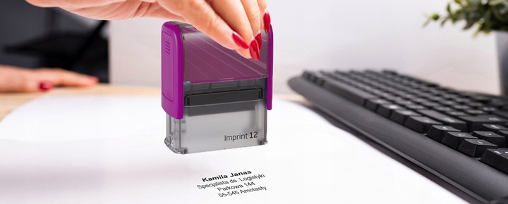 PIECZĄTKA TRODAT 8912 DO 6 LINII FIRMOWA IMIENNA BIUROWA PROJEKT + GUMKA