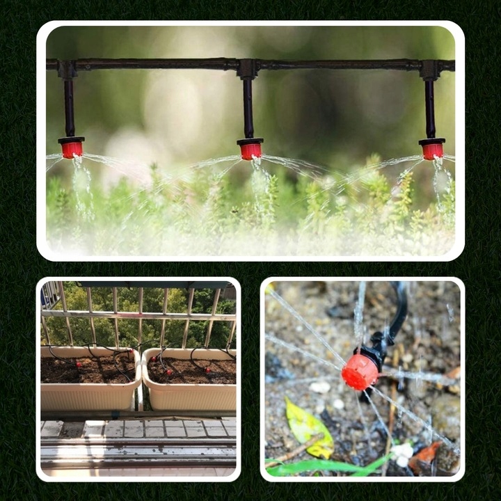 ZESTAW NAWADNIANIE KROPELKOWE SYSTEM 30m + 50 DYSZ