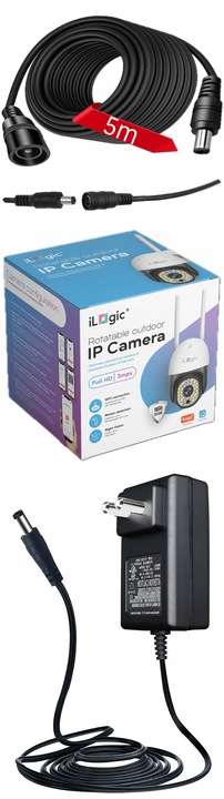 KAMERA ZEWNĘTRZNA OBROTOWA IP WiFi 3Mpx TUYA Bezprzewodowa Full HD 4x ZOOM