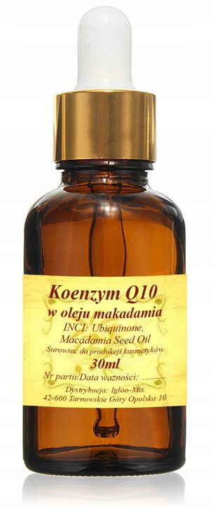 KOENZYM Q10 30ml z pipetą w oleju makadamia