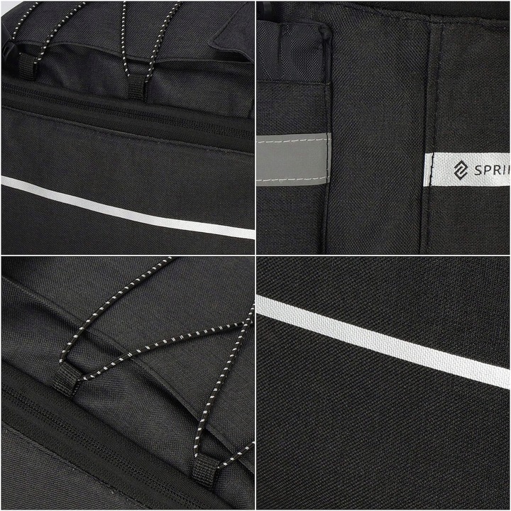 SAKWA ROWEROWA TORBA NA BAGAŻNIK ROWEROWY TERMICZNA POJEMNA DUŻA 8,5l KUFER