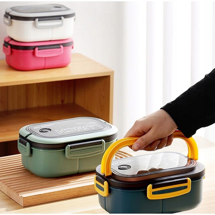 LUNCH BOX ŚNIADANIÓWKA DZIECKA NA PUDEŁKO 1200ML