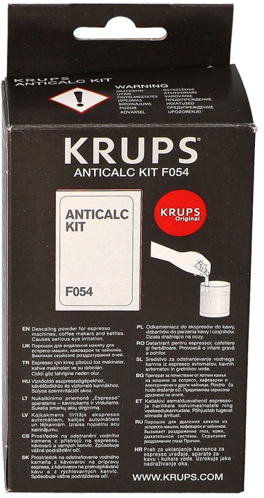 Odkamieniacz Krups saszetki F054 AntiCalc do ekspresu - 2 opakowania