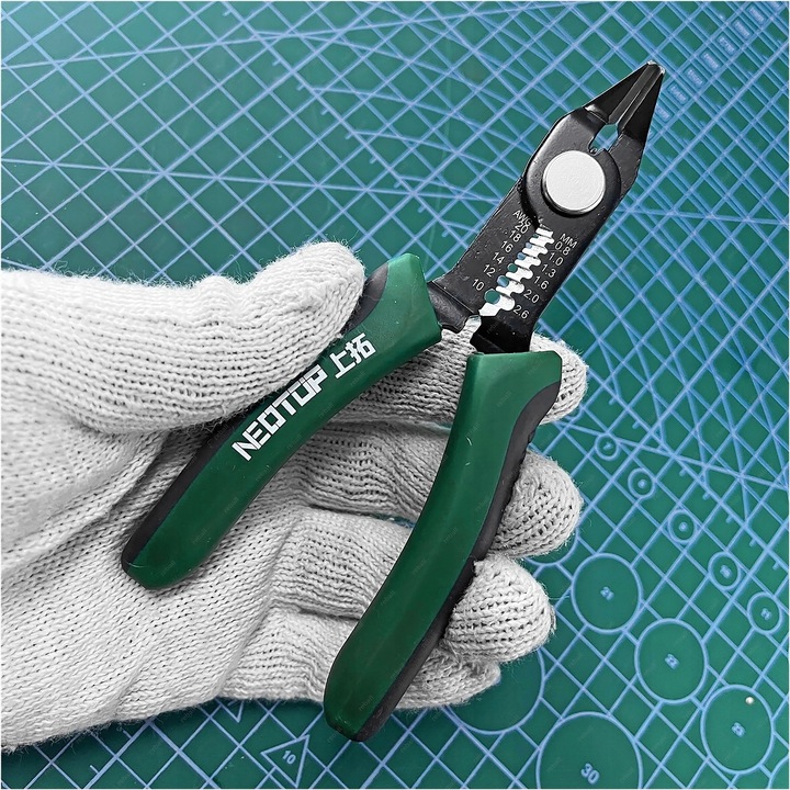 SZCZYPCE DO ŚCIĄGANIA IZOLACJI BOCZNE OBCINACZKI DO KABLI NEOTOP