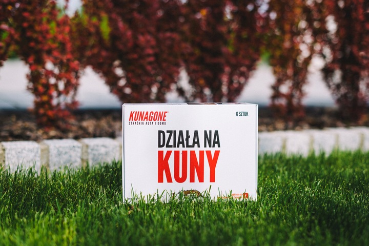 NATURALNY ODSTRASZACZ NA KUNY DO SAMOCHODU KUNAGONE PRZECIWKO KUNOM