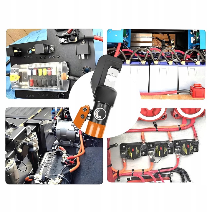 ZACISKARKA DO TULEJEK PRASKA DO KABLI SZEŚCIOKĄTNA HYDRAULICZNA +