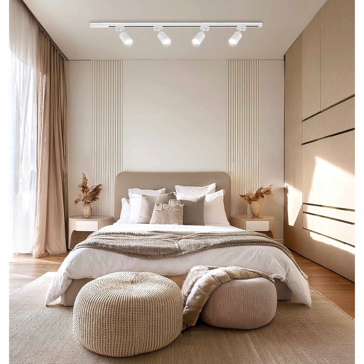 Zestaw Szynoprzewód Szyna 3m + 5x Lampa GU10 LED