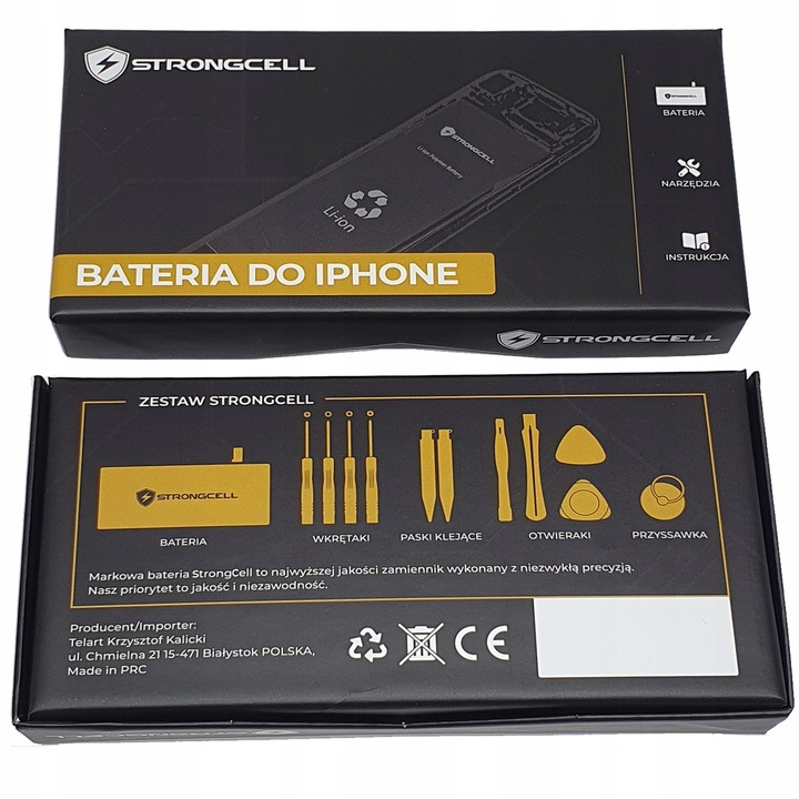 Bateria iPhone 7 STRONGCELL, A1660, A1778, A1779 ŚWIEŻA