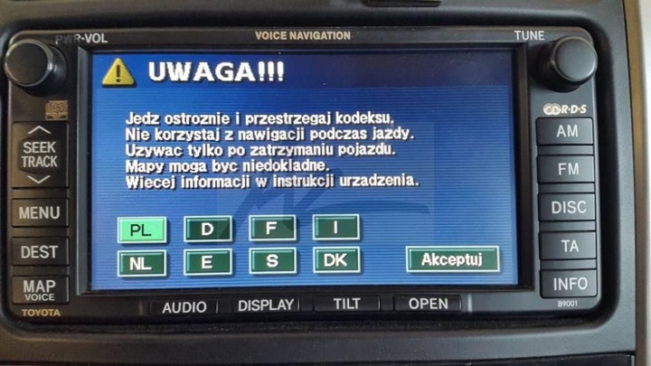 Mapa Nawigacja Toyota Lexus 2018 Lektor Menu PL