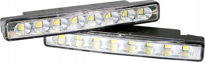 ŚWIATŁA LAMPY DO JAZDY DZIENNEJ LAMPY DO AUTA 8 SMD LED DRL AUTOMAT E4