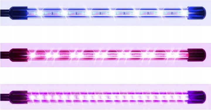 4 x Lampa do Wzrostu Roślin 80 LED do Poczwórny Panel Uprawy Timer + Pilot