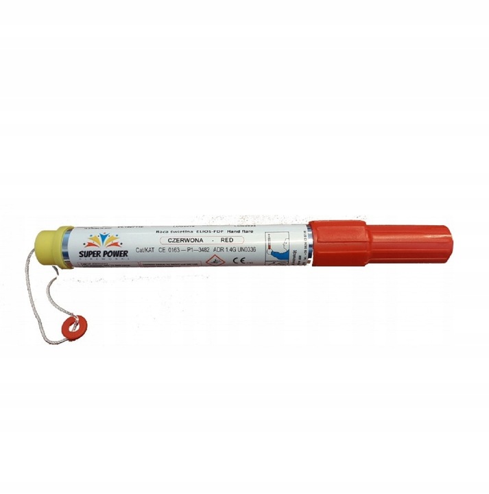 CZERWONA RACA MORSKA METALOWA ELIOS FDF 60s 1 sztuka FLARA DLA KIBICÓW