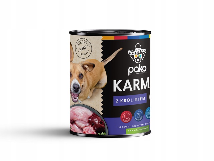 DOLINA NOTECI PREMIUM PAKO MIX SMAKÓW KARMA MOKRA PSA PSÓW 800g x 12 SZTUK