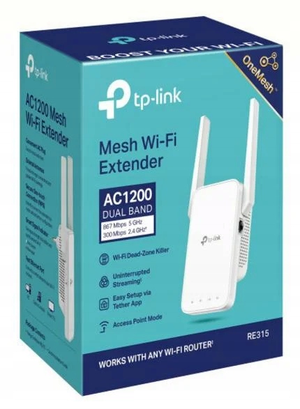 Wzmacniacz sieci bezprzewodowej TP-LINK RE315