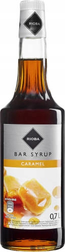 SYROP DO DRINKÓW, NAPOJÓW, KAWY I DESERÓW KARMEL 700ML RIOBA