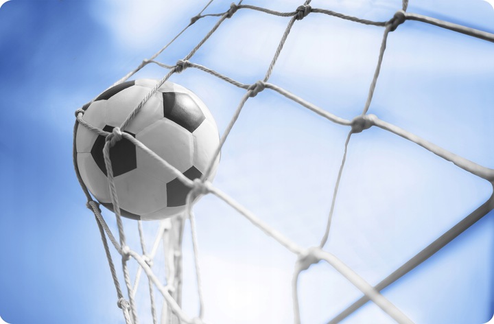 Siatka do bramki na bramkę do bramek piłkarskich 180x120cm biała