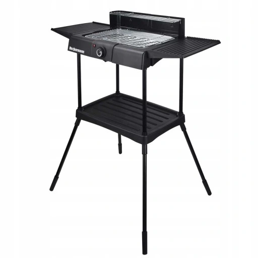 DUŻY GRILL ELEKTRYCZNY OGRODOWY STOJĄCY 2000W 2w1