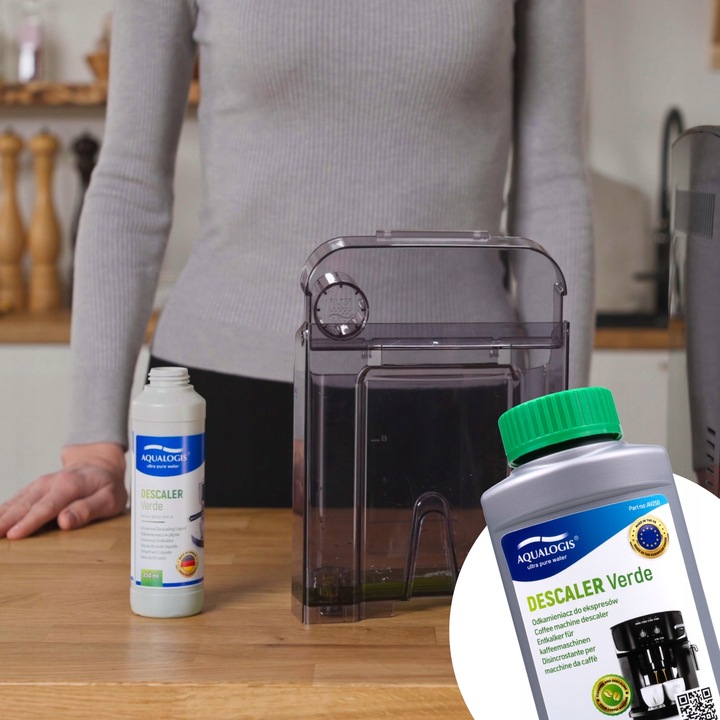 ODKAMIENIACZ DO EKSPRESU Delonghi, Philips, Jura Aqualogis Verde 1litr