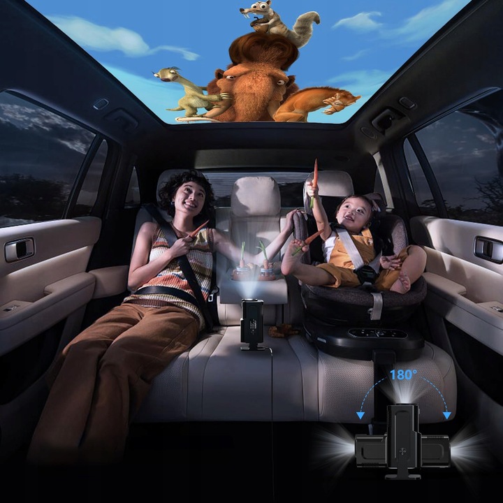 PROJEKTOR HY320 MINI RZUTNIK PRZENOŚNY ANDROID HD SMART TV NAJNOWSZA WERSJA