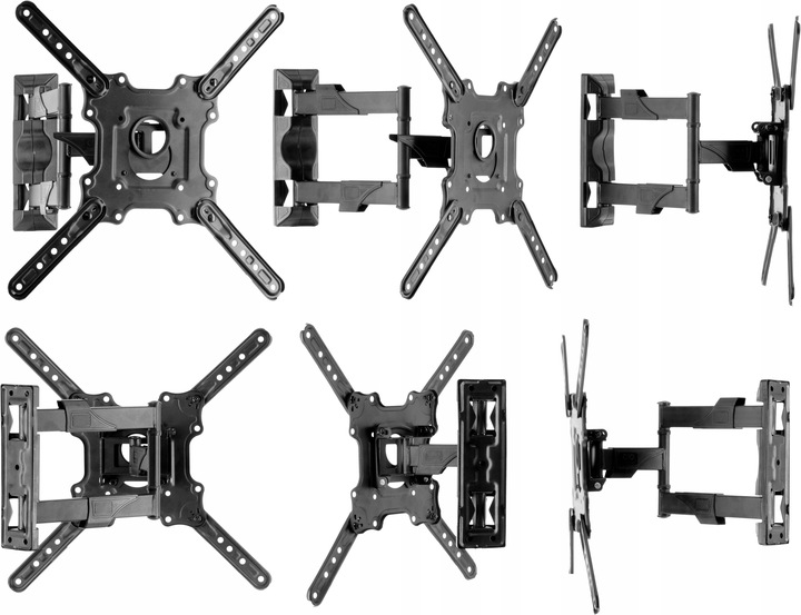 UCHWYT DO TELEWIZORA TV 32-55" WIESZAK REGULOWANY ŚCIENNY + CZĘŚCI