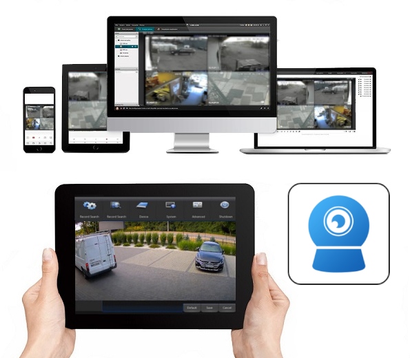 ZEWNĘTRZNA BEZPRZEWODOWA KAMERA WIFI OBROTOWA IP 5Mpx MONITORING DVS LED IR