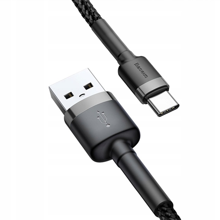 BASEUS Szybki Kabel USB-A - USB-C 1m do Telefonu Quick Charge 3A typ C