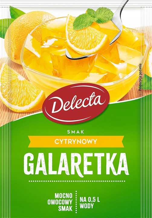 Galaretka Delecta mix 10 smaków do deserów, mleczna i klasyczna