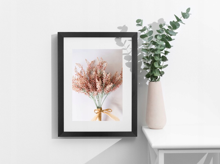 Ramka A3 ramki na zdjęcia 29,7x42 cm czarna rama MDF na ścianę CADRO