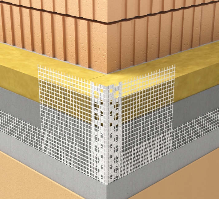 NAROŻNIK PCV Z SIATKĄ 10x10 2,5 MB komplet 25 sztuk