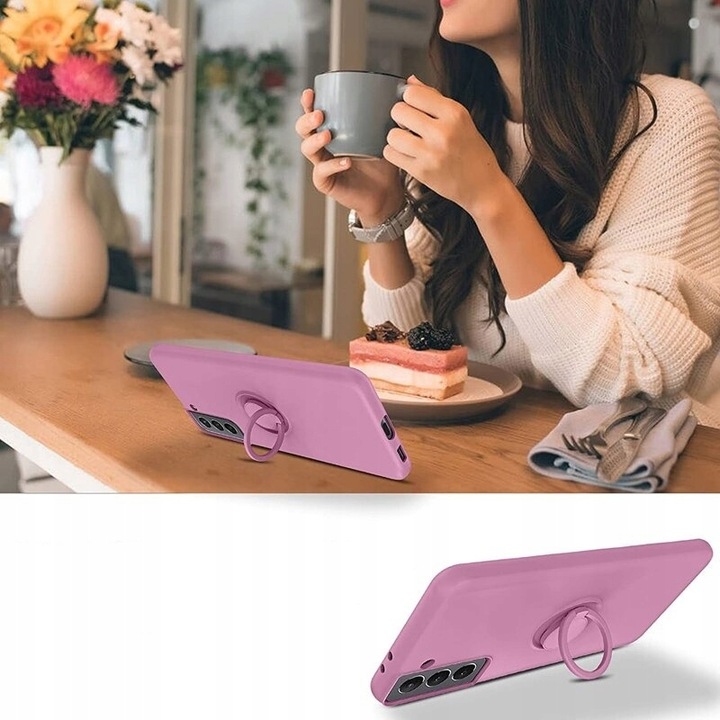 Etui Ring Fiber Case do Samsung Galaxy S22 - 3 kolory