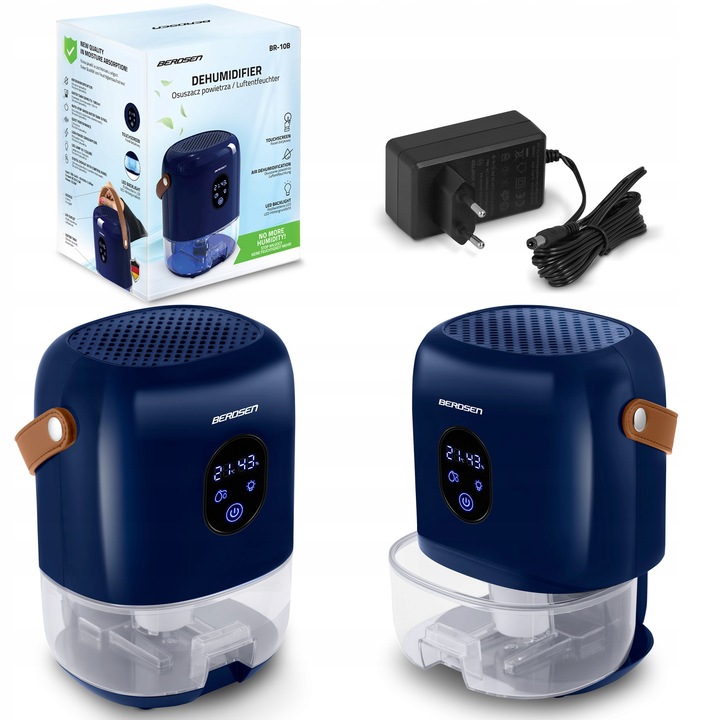 Osuszacz powietrza pochłaniacz wilgoci cichy 1000ml BERDSEN