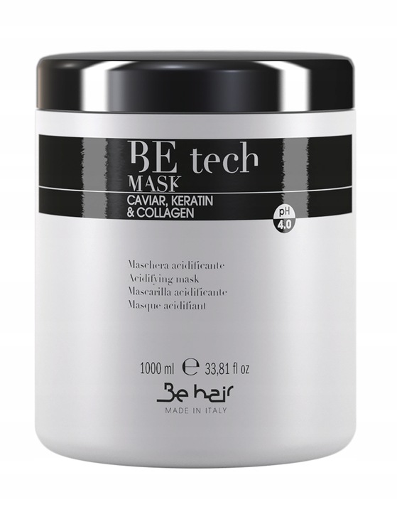 BE HAIR BE TECH Maska Zakwaszająca Do Włosów Acidifying Mask z KERATYNA 1L