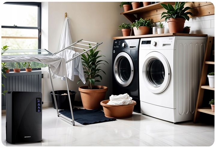 OSUSZACZ OCZYSZCZACZ POWIETRZA POCHŁANIACZ WILGOCI LAMPA UV 2200 ml