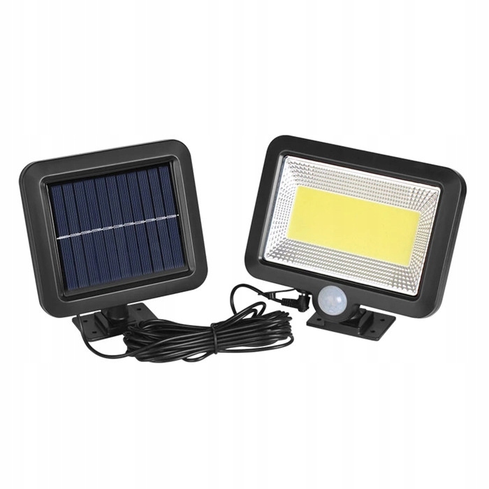 Halogen Lampa solarna 100Led czujka ruchu zmierzch