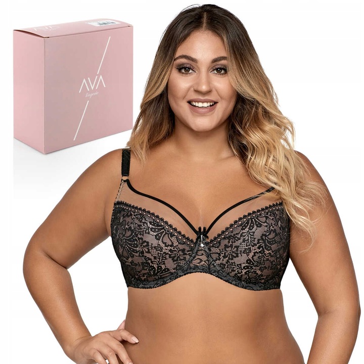 Biustonosz 1396 Crystal czarny 85E